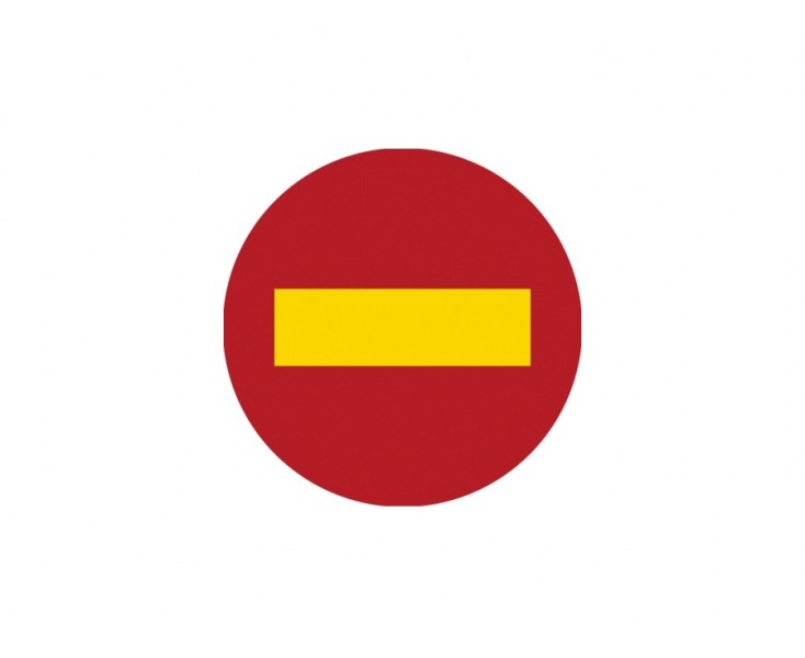 SEÑAL PROHIBIDO EL PASO (TR-101)