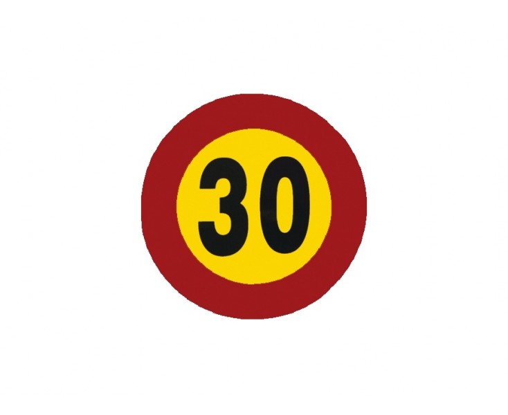 SEÑAL VELOCIDAD LIMITADA 30km/h