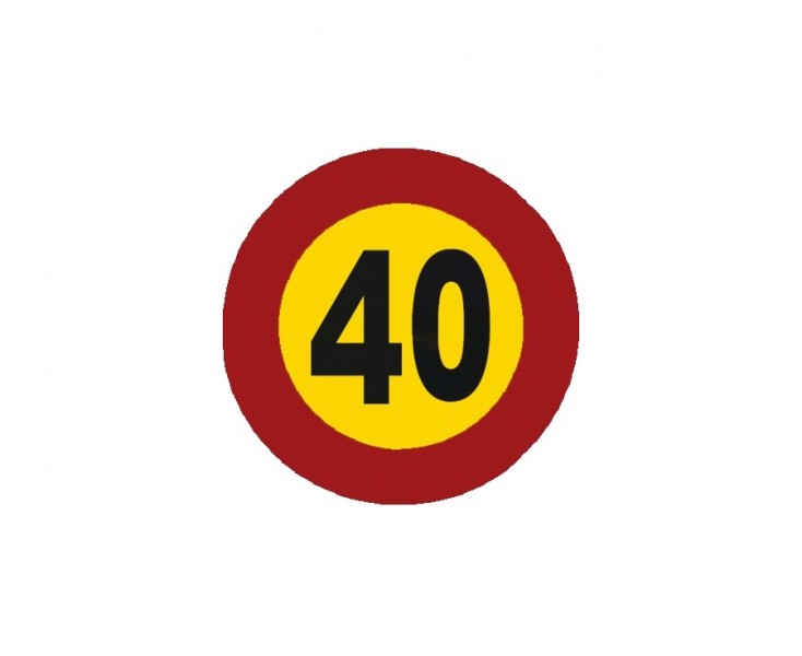 SEÑAL VELOCIDAD LIMITADA 40km/h