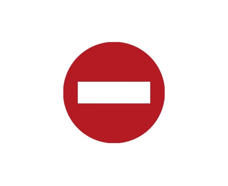 SIGNAL PROHIBITED THE STEP R.0668