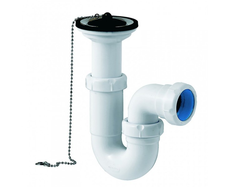 S-90 CURVED SIFON LAVABO 32 1-1 / 4 S-H C / VALV.