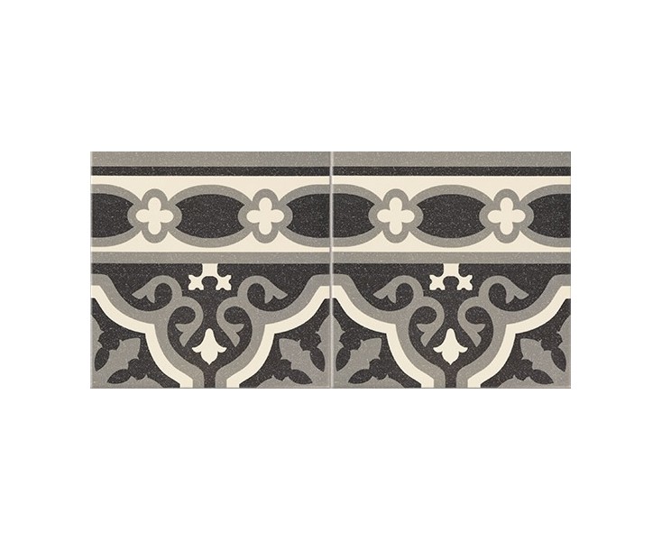 CENEFA FLORENTINE BLACK 20x20