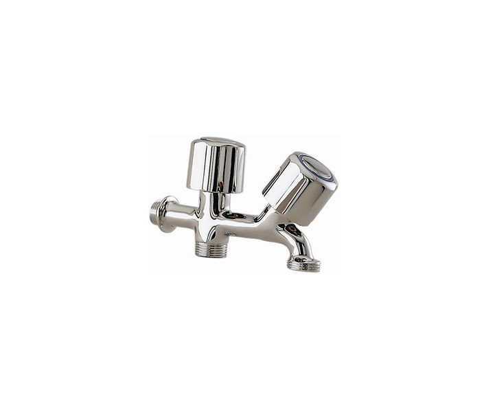 WASHER FAUCET 3/4 "- 3/4" DOUBLE WALL THREAD 1/2 "CHROME
