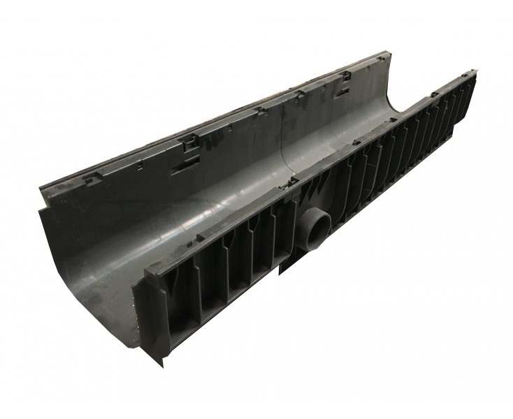 CHANNEL RECYFIX-200 PE-HD 1000x260x185
