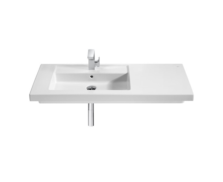 LAVABO PRISMA 900x450 LEFT WHITE