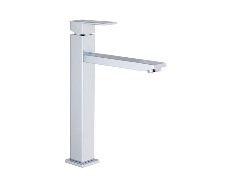 MONOMANDO CUBIC LAVABO CAÑO ALTO CHROME