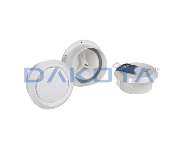 REJILLA VALVULA FIJA C/DIFUSOR REGULABLE 100 ABS