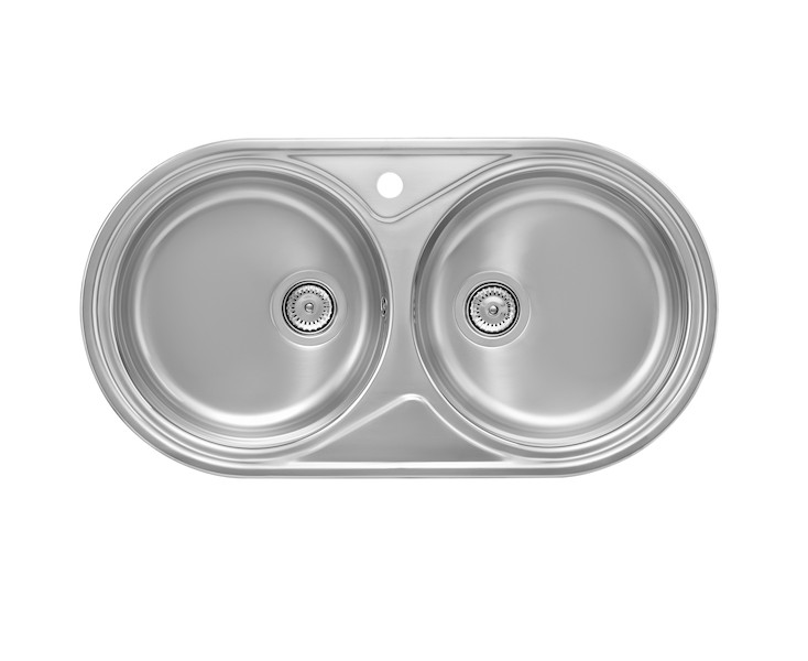 FREGADERO INOX DUO-90 90x48 2C.