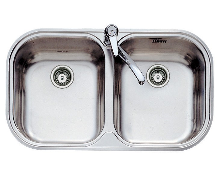FREGADERO INOX STYLO 83x48.5 2C.