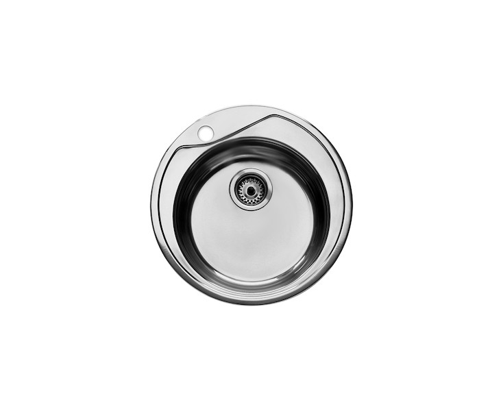 FREGADERO INOX RUEDO 51 1C.
