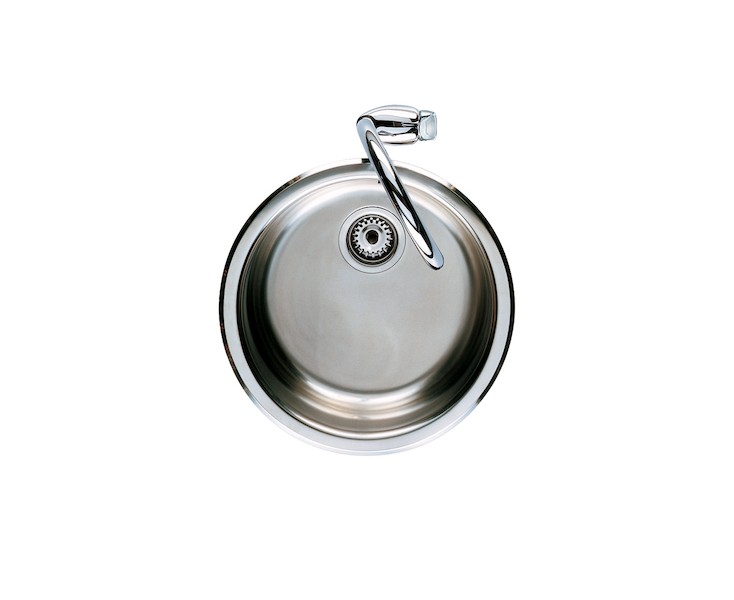 ROUND INOX SINK 45 1C.