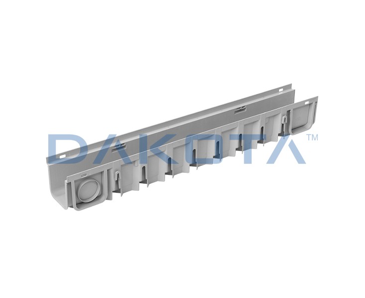 CANALON PP PLUS 100x13x12 GRIS ALTA