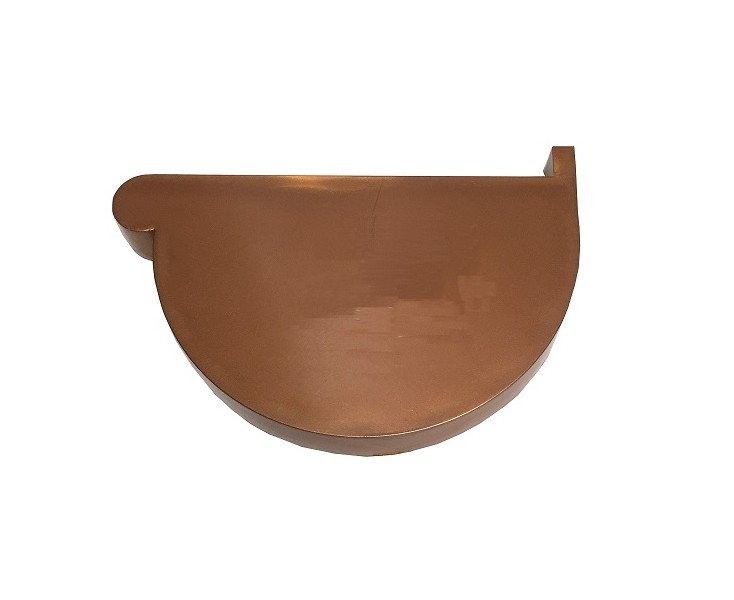 CANALON PVC G125 TAPA DCHA. COBRE