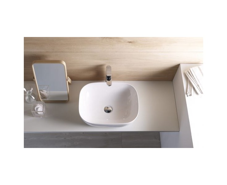 LAVABO OLEA S/ENCIMERA 490x400x145 BLANCO