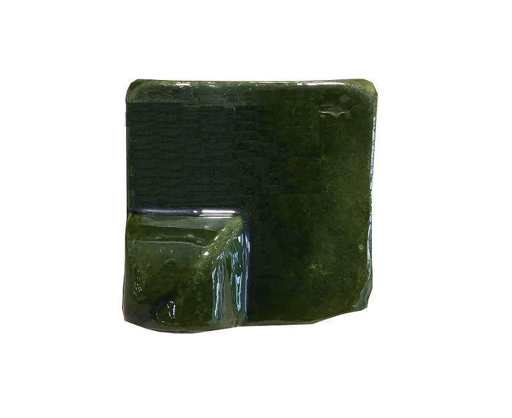 ANG.INT GLASS EDGE. 6.5x6.5 GREEN