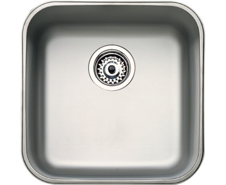 FREGADERO INOX BE 40x40 1C. B/ENCIMERA
