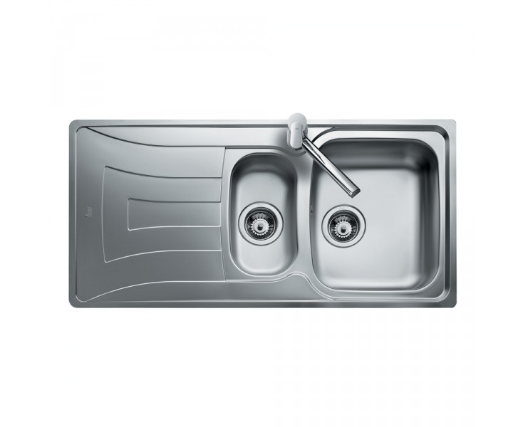 FREGADERO INOX UNIVERSO 100x50 1 1/2C. 1E IZDA.