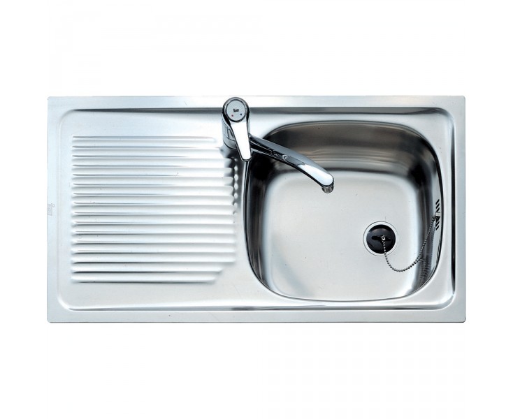FREGADERO INOX E/50 80x43.5 1C.1E.