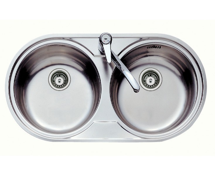 FREGADERO INOX DR-80 84x44 2C.