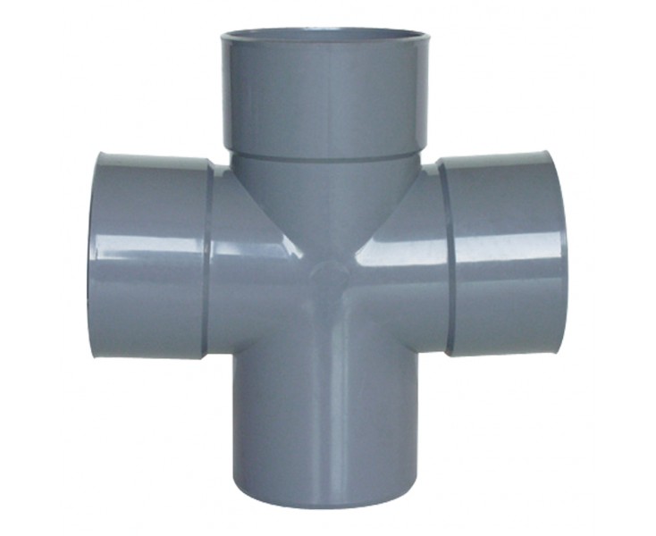 TE PVC DOUBLE FLAT 110-87º