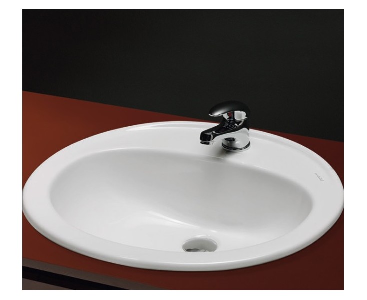 LAVABO MIRAMAR HOB 56.5x49.5 BL.
