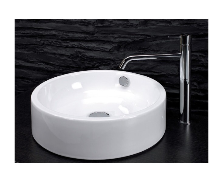 LAVABO MALIBU S / WORKTOP 41.50 WHITE