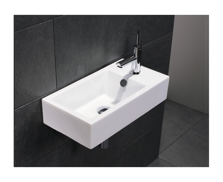 WASHBASIN ISIS MURAL 52x27x12 SENO LEFT. BL.