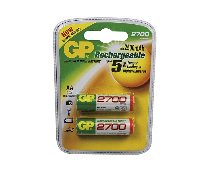 PILA LR06 RECARGABLE BLISTER-2UD