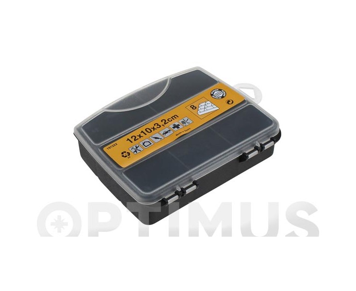 ORGANIZER 8 COMP.FIJOS IRONSIDE 12x10x3,2 IRONSIDE OFFER