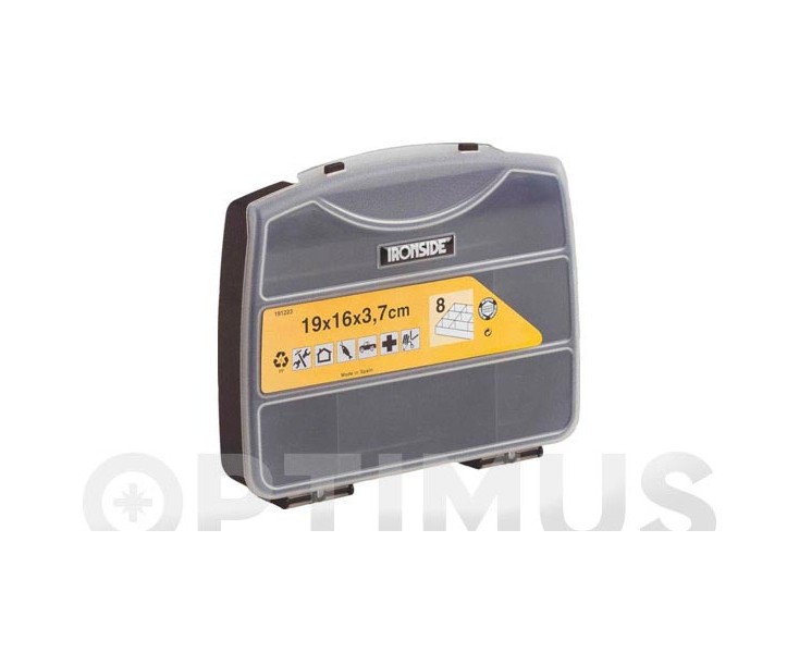 ORGANIZER 8 COMP.FIJOS IRONSIDE 19x16x3,7 IRONSIDE OFFER