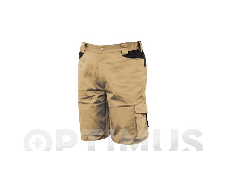 PANTALON CORTO STRETCH 8734C L BEIGE OFERTA