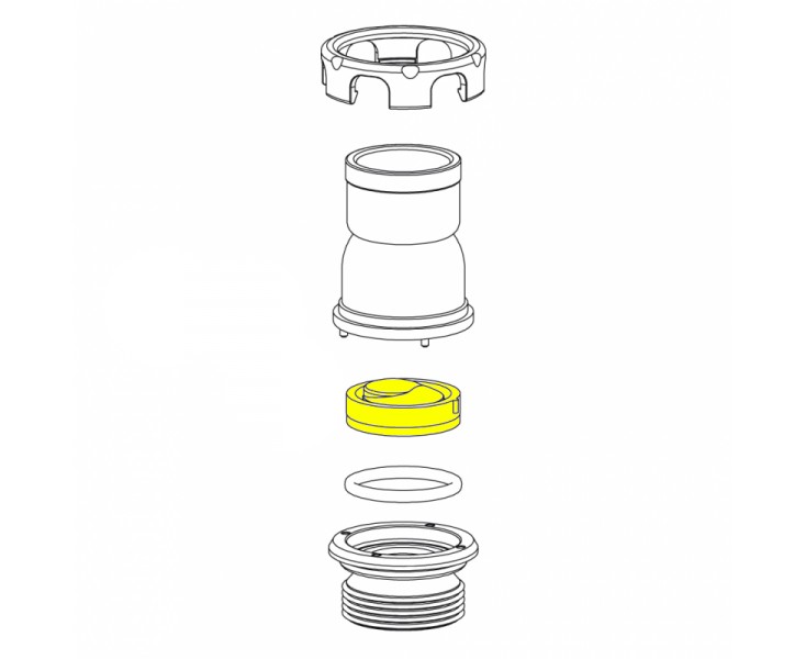 ANTI-RETURN VALVE FOR CYCLONE SHREDDER