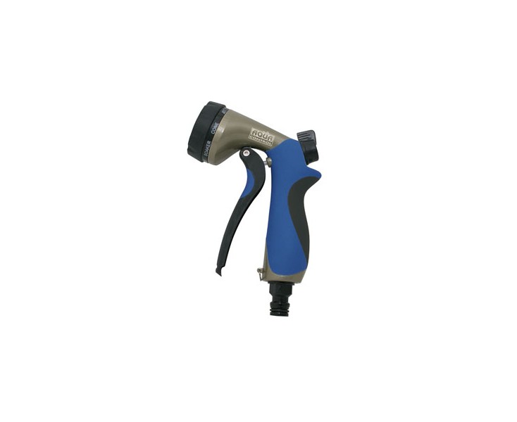 PISTOLA METAL/CAUCHO 7 FORMAS RIEGO BOQUILLA ROCIADOR OFERTA