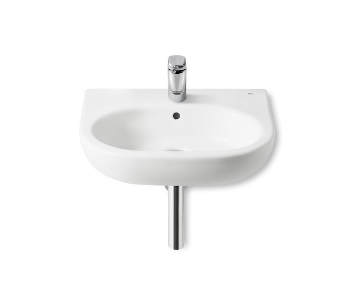 MERIDIAN MURAL WASHBASIN 55x46x16 BL.