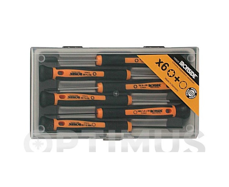 DESTORNILLADOR PRECISION IRONS 6 PZAS TX+HE
