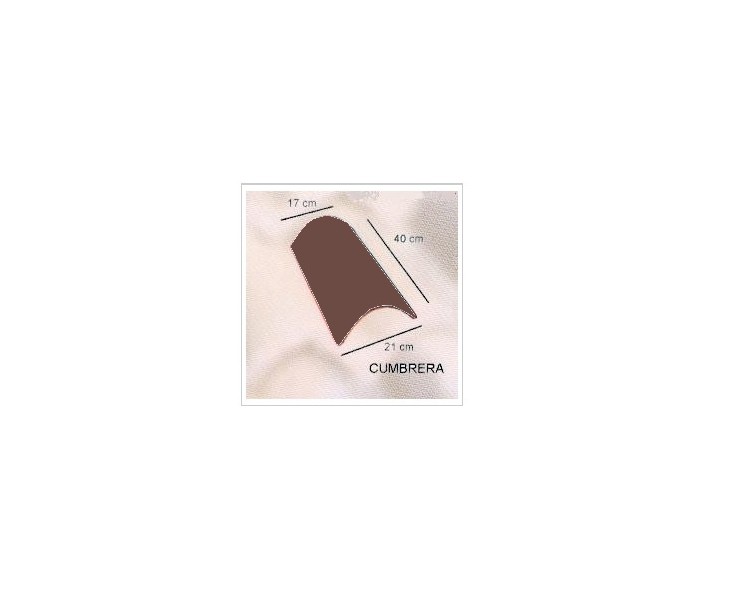 TEJA CUMBRERA CONCRETE YERA MARRON