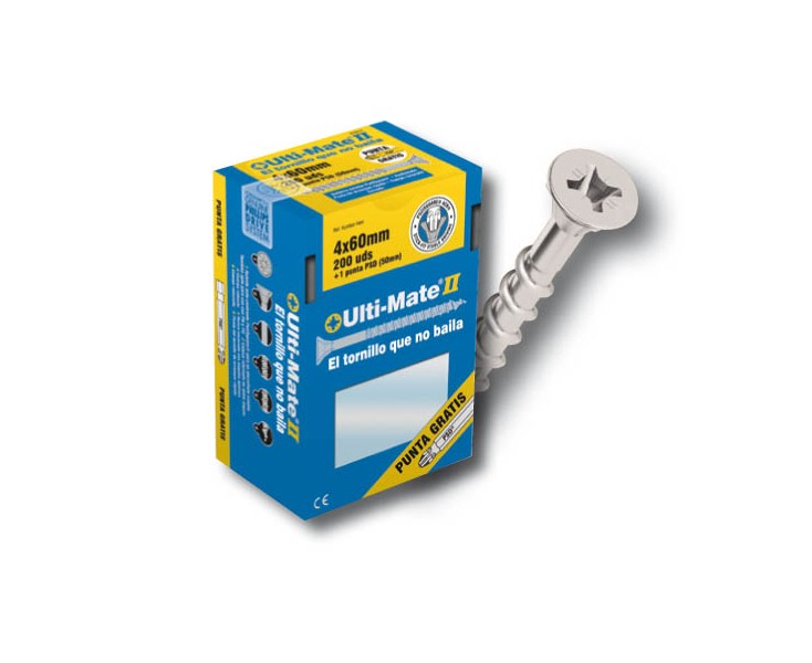 ULTI-MATE II SCREW ZINC.MADERA 3.5x016 500UD