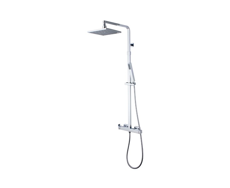 CUBIC SHOWER SET EXTENSIBLE CHROME SPRAY 220