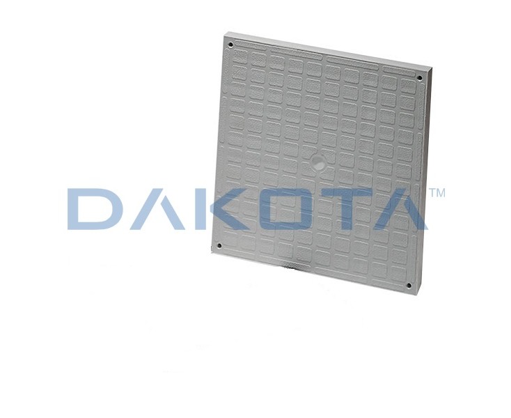 TAPA SIN CERCO PVC 40x40 GRIS HERMETICA