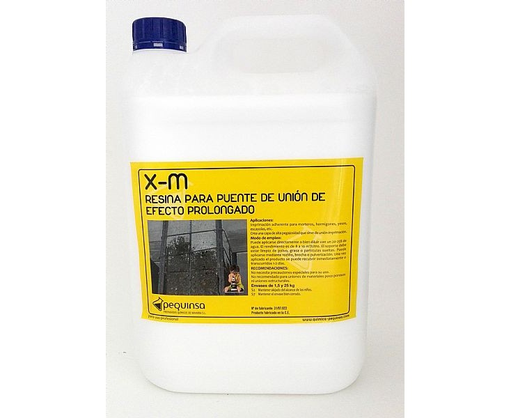 X-M ADITIVO PLASTIFICANTE HORMIGONES/MORTEROS/C.COLA 5l.