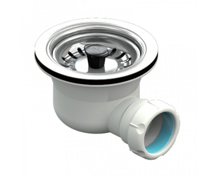 S-635 JUNTAFIX 1 / 2x115 S / HORIZONTAL INOX SINK VALVE  