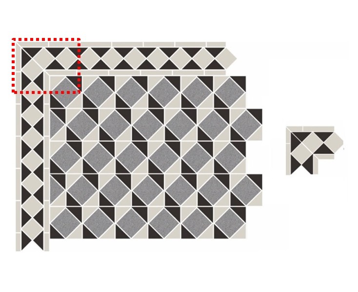 CUBIC CORNER 15.1x21.5x21.5  