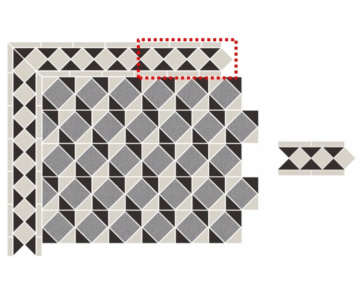 CUBIC BORDER 15.1x28  
