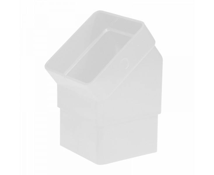 CANALON OMEGA CODO CUADRADO 67º BLANCO