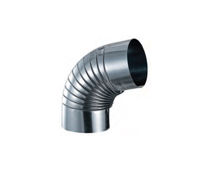 ELBOW GALVANIZED 250 OPEN  