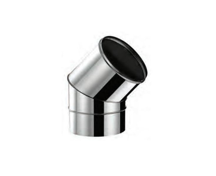 STAINLESS STEEL. 150x45º