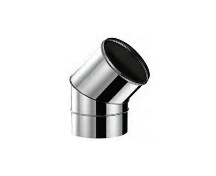 CODO INOX. 100x45º