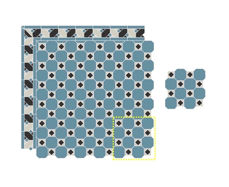 YORK BLUE SHEET 30.9x30.9  