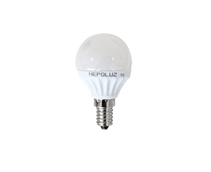 BOMBILLA ESFERICA E14 07.00W SMD LED 3000K 