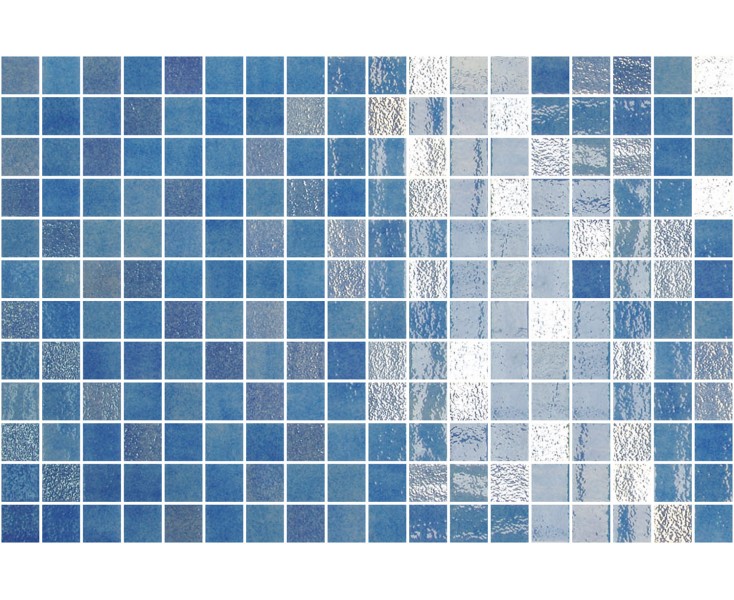 ONIX GRESITE RADIANTGLASS SAPPHIRE 2.5x2.5 PVC  